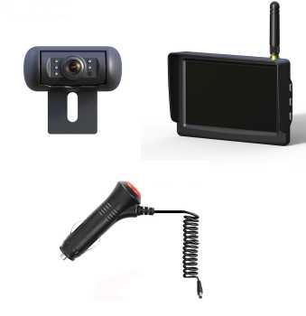 funk rückfahrkamera + monitor kennzeichen pkw transporter