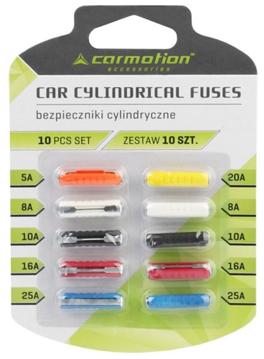 50 Stück 5A Torpedo Autosicherungen - Keramik Sicherungen Für Oldtimer